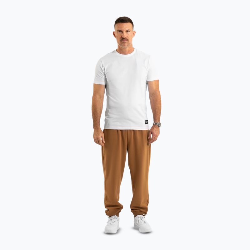 Pantaloni da corsa Pitbull Lancaster 2 da uomo, giallo miele 2
