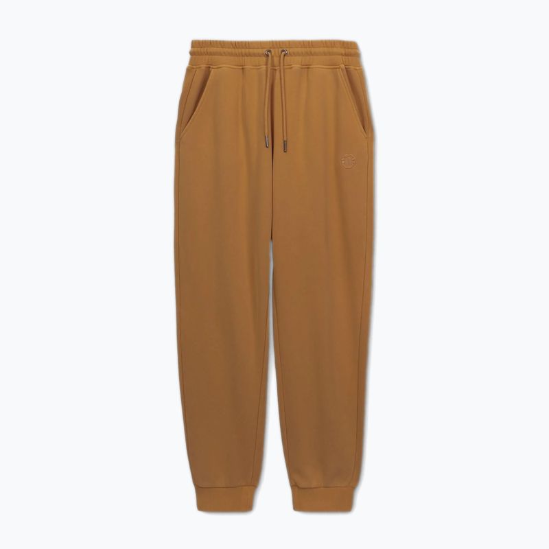 Pantaloni da corsa Pitbull Lancaster 2 da uomo, giallo miele 4