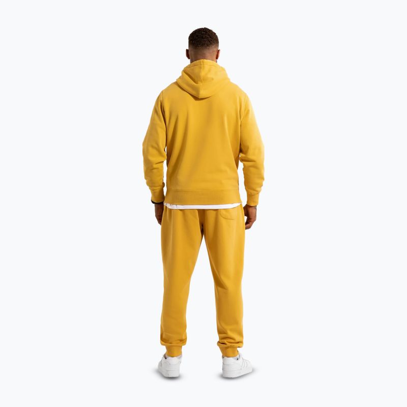 Pantaloni da corsa Pitbull Lancaster 2 da uomo, giallo slavato 4