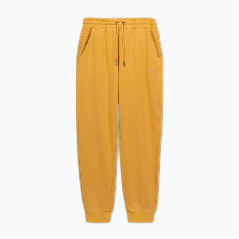 Pantaloni da corsa Pitbull Lancaster 2 da uomo, giallo slavato 6