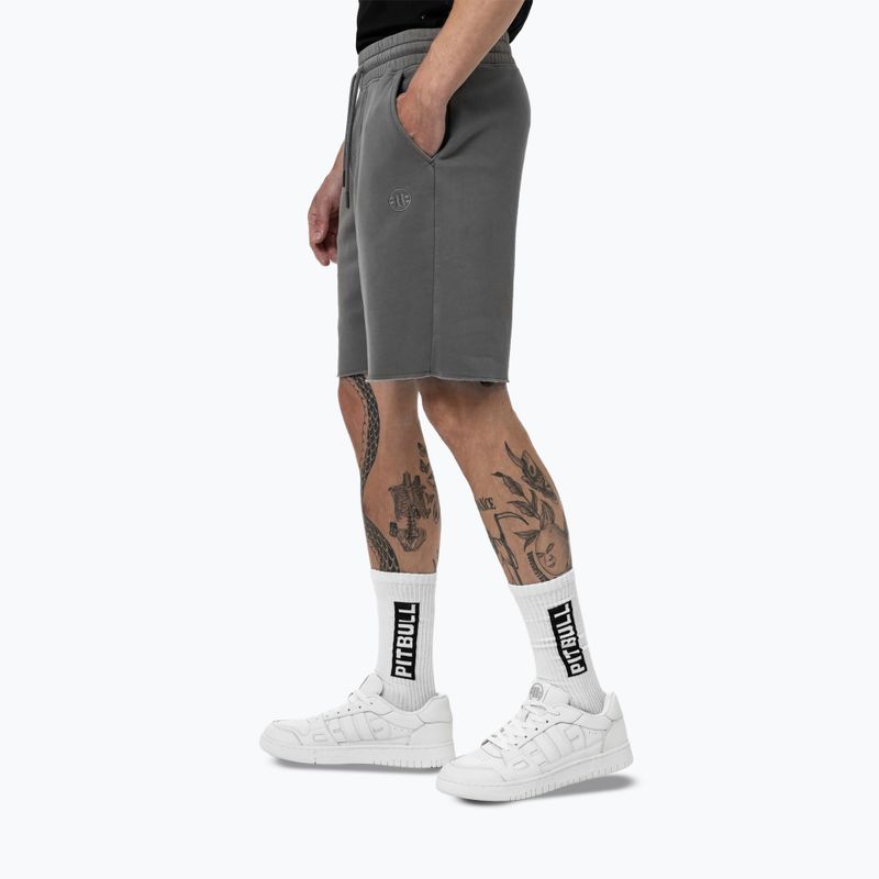 Pantaloncini da uomo Pitbull Lancaster 2 grigio lavato 4