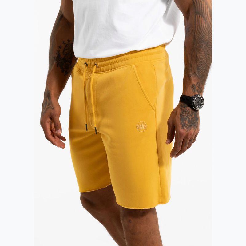 Pantaloncini da uomo Pitbull Lancaster 2 lavato giallo 5