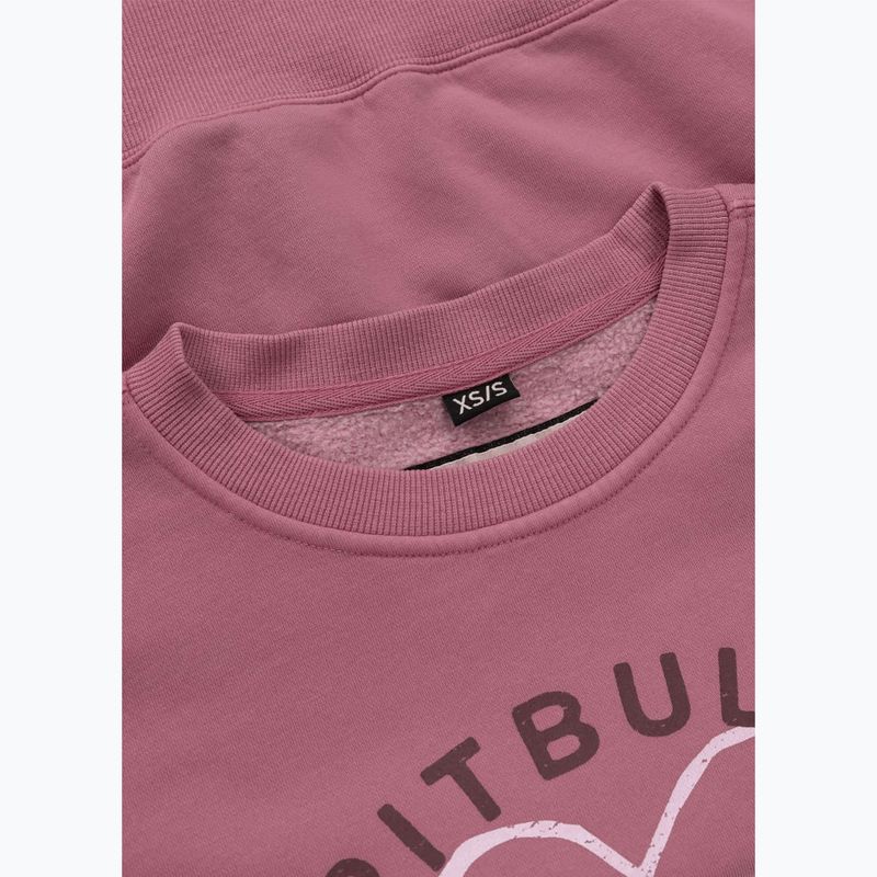 Pitbull - Felpa girocollo Manzanita Heart donna rosa 8