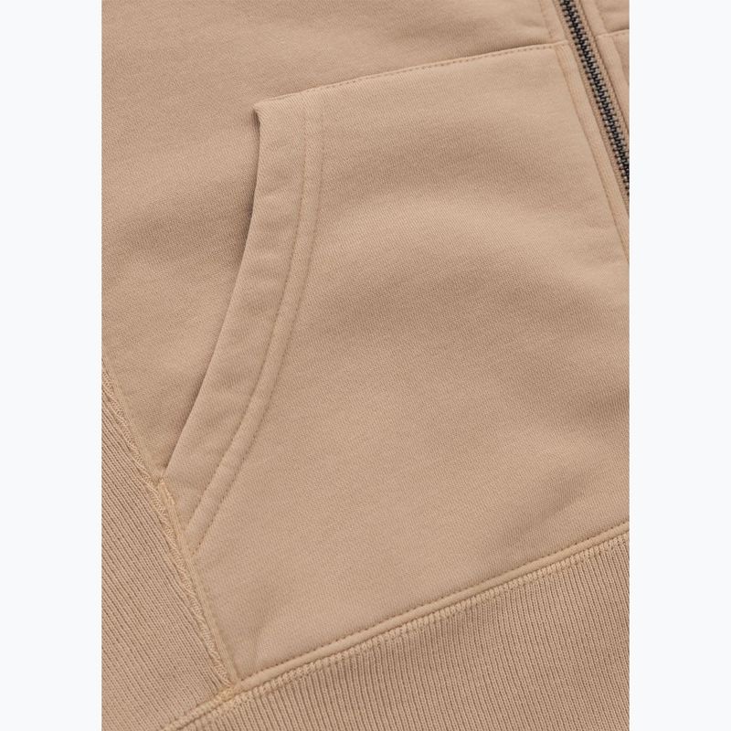 Felpa con zip e cappuccio Pitbull Manzanita Heart donna, sabbia 8