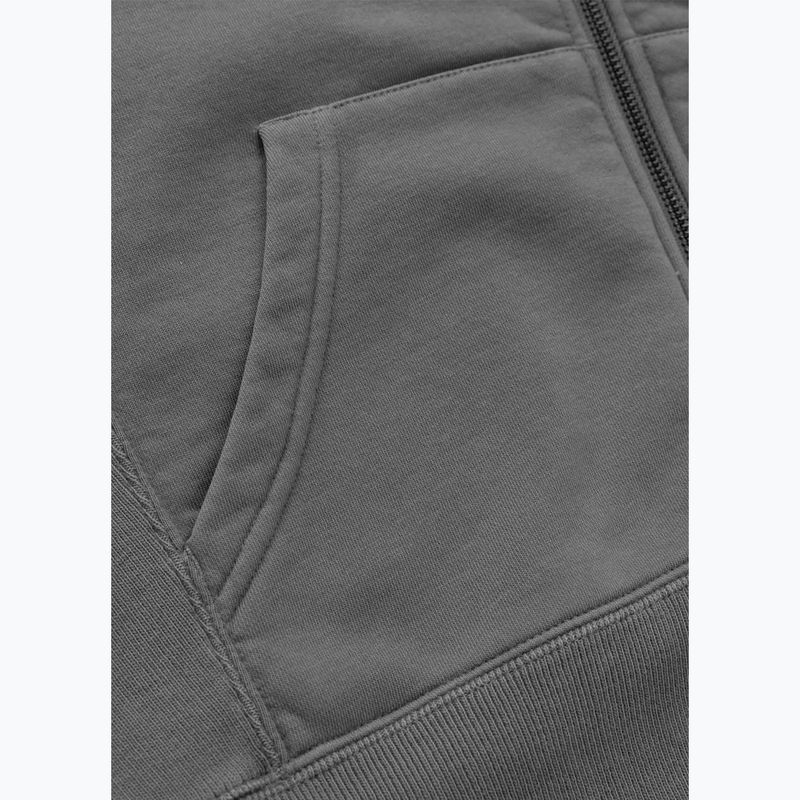 Pitbull Felpa con zip e cappuccio Manzanita Heart donna grigio slavato 10