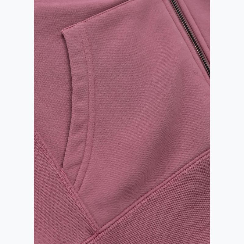 Felpa con zip e cappuccio Pitbull Manzanita Heart da donna, rosa 11