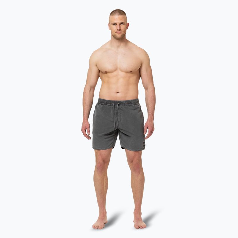Pantaloncini da bagno Pitbull Balfour da uomo, grafite scuro 2