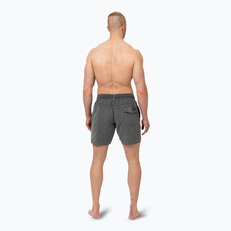 Pantaloncini da bagno Pitbull Balfour da uomo, grafite scuro 3