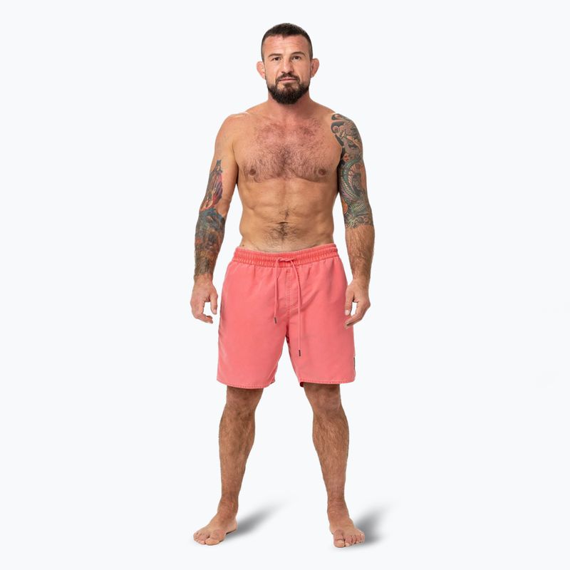 Pantaloncini da bagno Pitbull Balfour rosso fuoco per uomo 2