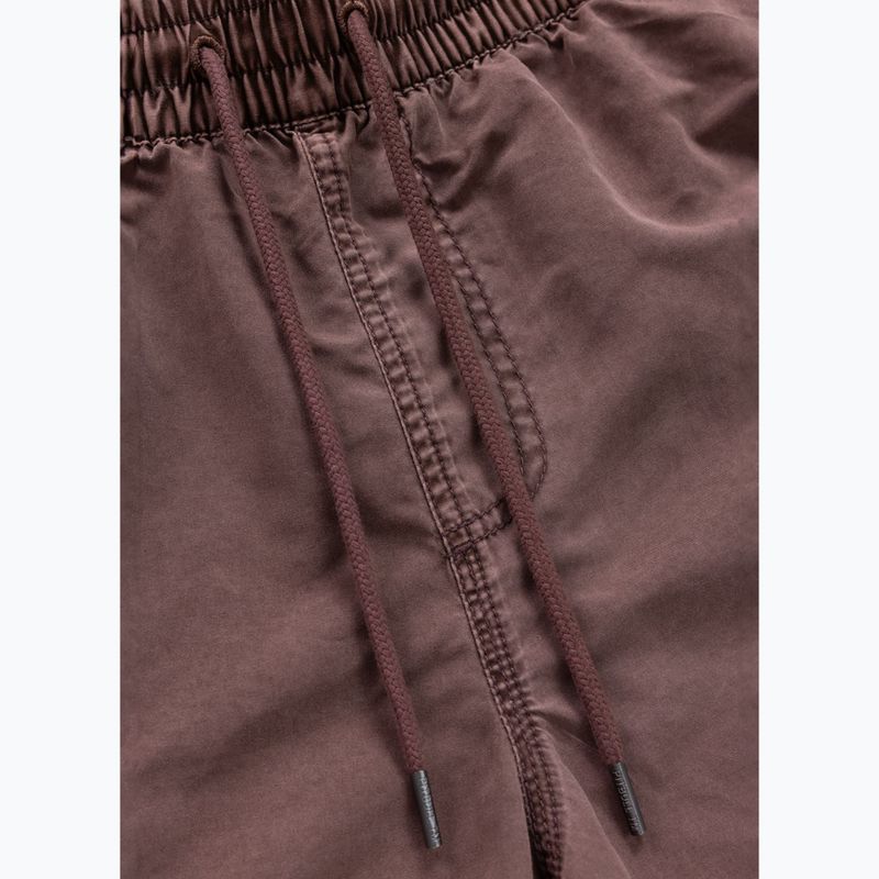 Pantaloncini da bagno Pitbull Balfour dusty burgundy da uomo 4