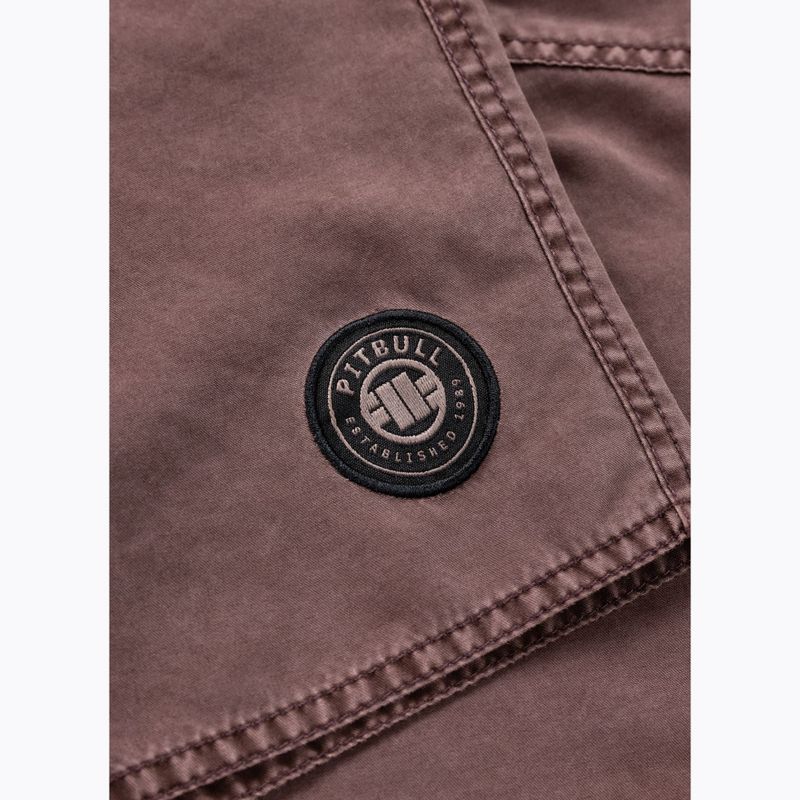 Pantaloncini da bagno Pitbull Balfour dusty burgundy da uomo 6