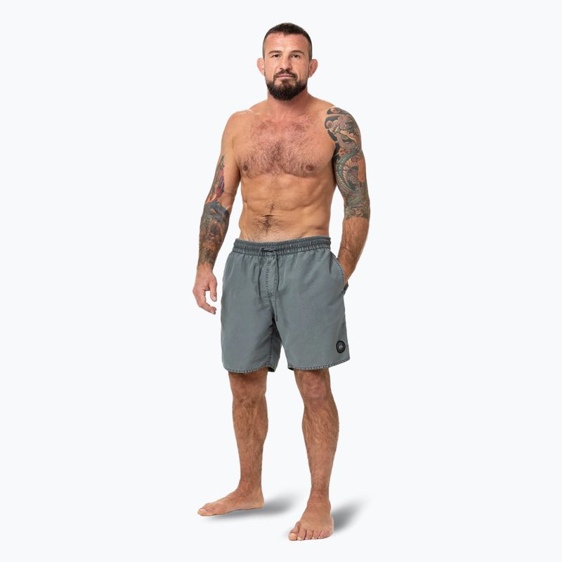 Pantaloncini da bagno Pitbull Balfour field grigio uomo 2