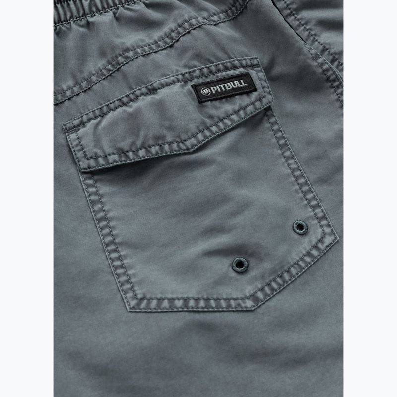 Pantaloncini da bagno Pitbull Balfour field grigio uomo 5
