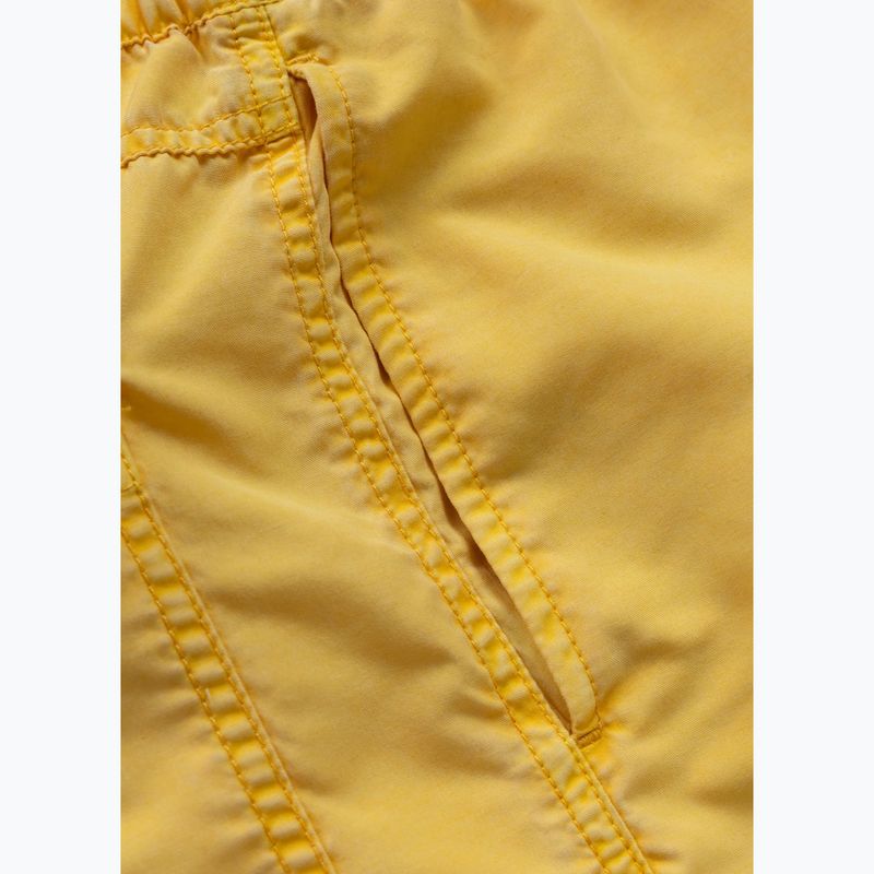 Pantaloncini da bagno Pitbull Balfour lavati gialli da uomo 7