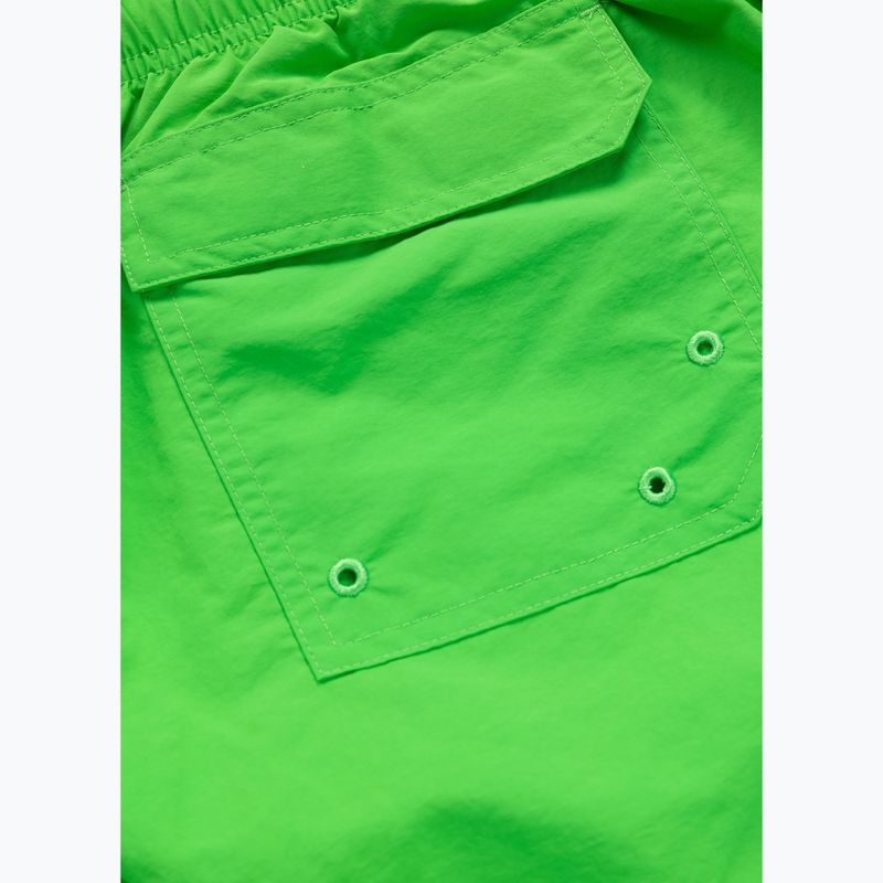 Pantaloncini da bagno Pitbull Crownhill verde fluo per uomo 5