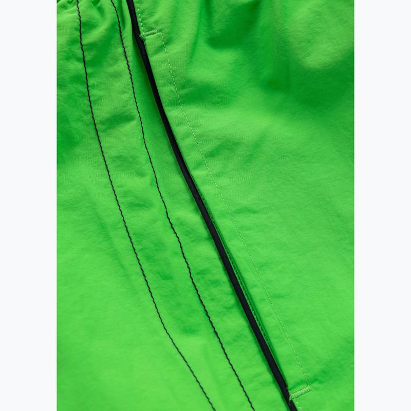 Pantaloncini da bagno Pitbull Crownhill verde fluo per uomo 6