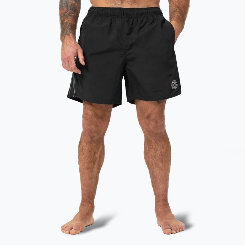 Pantaloncini da bagno Pitbull Crownhill da uomo, nero