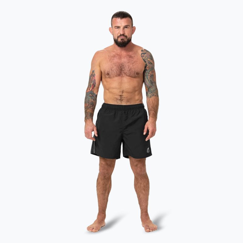 Pantaloncini da bagno Pitbull Crownhill da uomo, nero 2