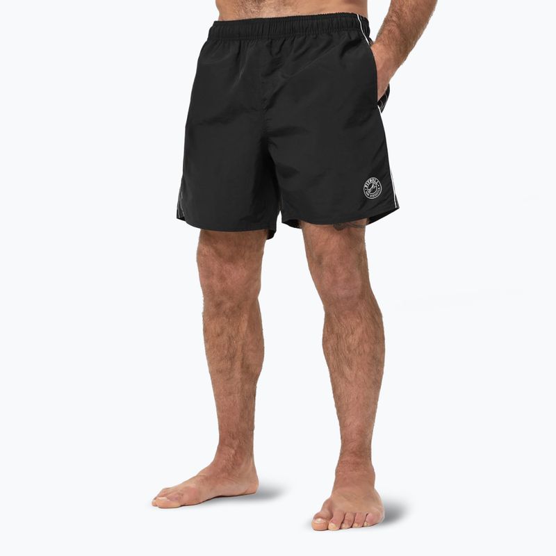 Pantaloncini da bagno Pitbull Crownhill da uomo, nero 4