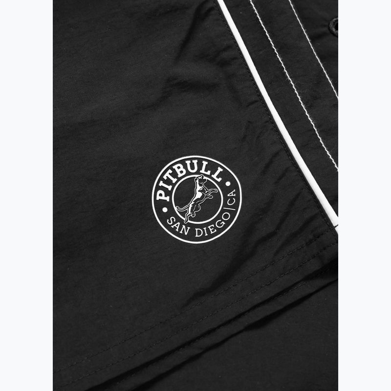 Pantaloncini da bagno Pitbull Crownhill da uomo, nero 6