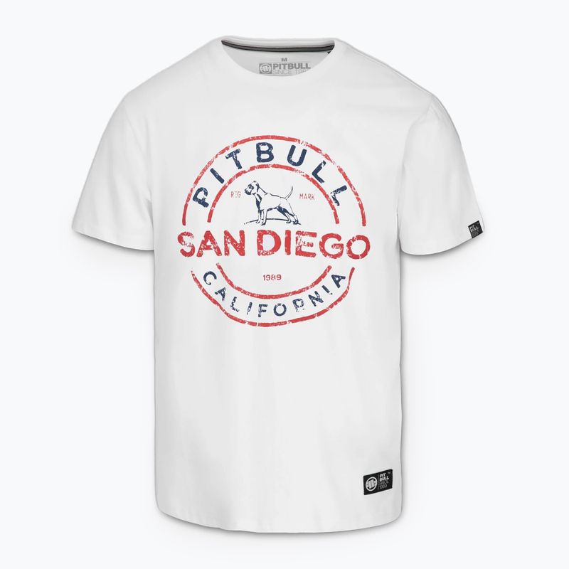 Maglietta Pitbull San Diego uomo Ins. bianco/blu 4