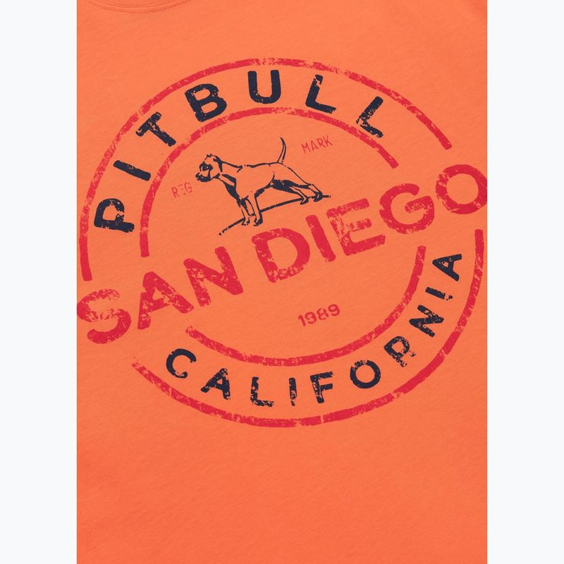 Maglietta Pitbull San Diego Ins. arancione fluo da uomo 7