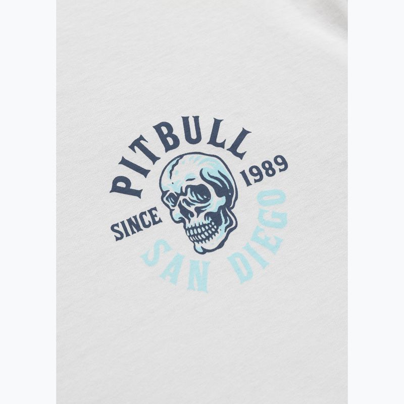 Maglietta Pitbull Skull Surf da uomo bianco/blu 4