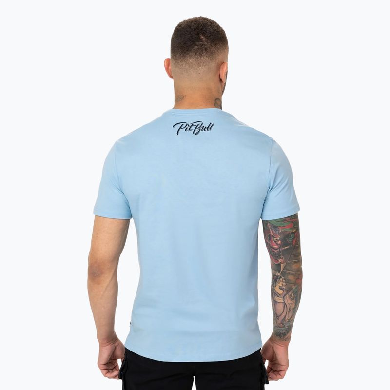 Maglietta Pitbull El Jeffe da uomo blu chiaro 3