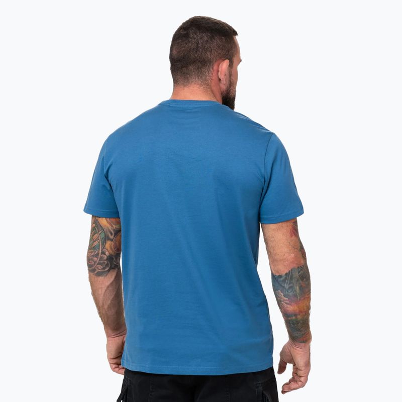 Maglietta uomo Pitbull Logo Palms shade blu 3