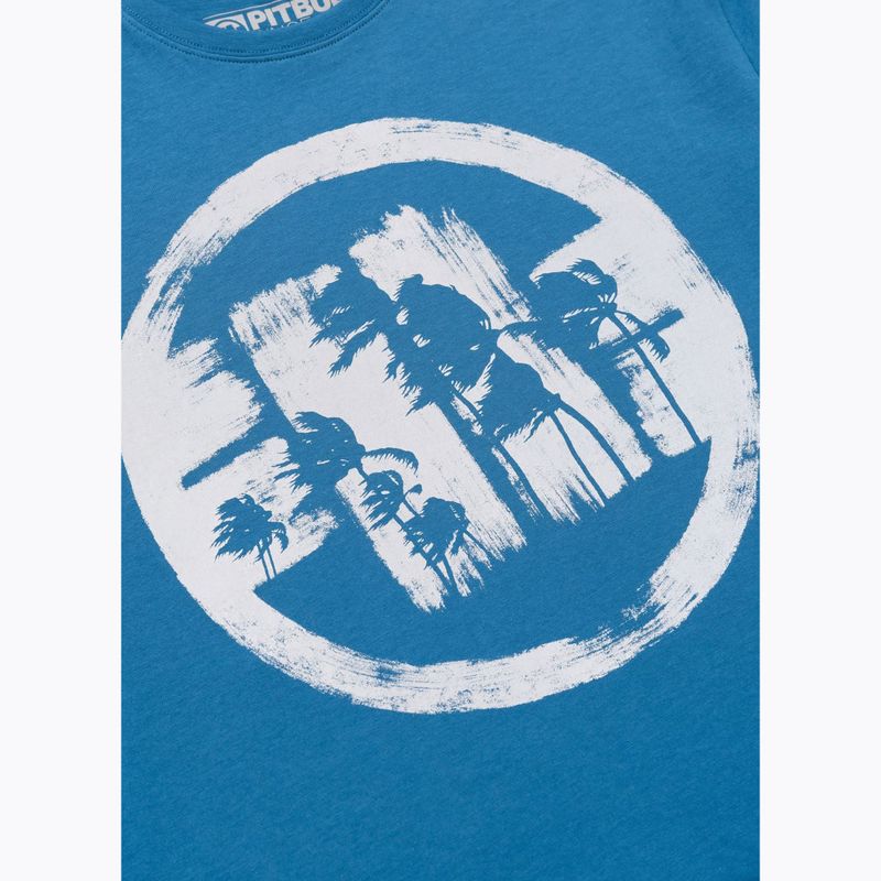 Maglietta uomo Pitbull Logo Palms shade blu 7