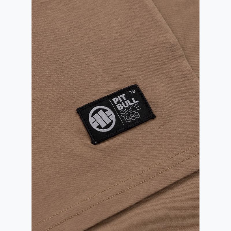 Maglietta Pitbull Logo Palms marrone savana da uomo 9