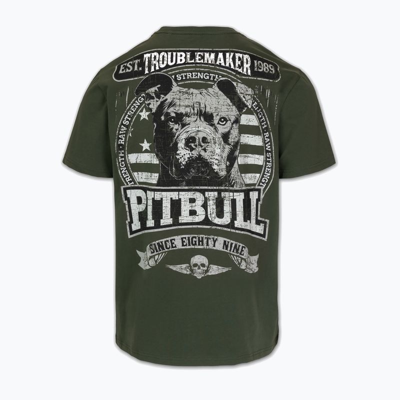 Maglietta da uomo Pitbull Troublemarker verde antico 2