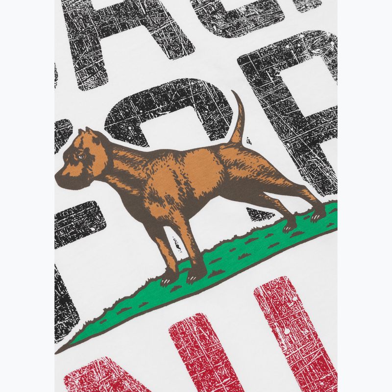 Maglietta Pitbull California bianca da uomo 5