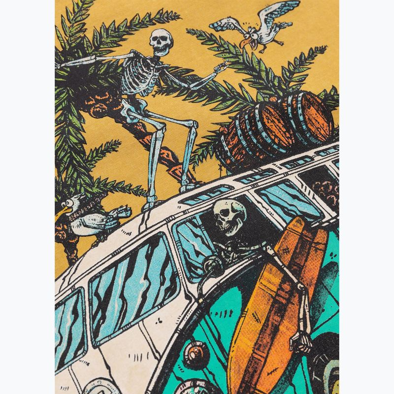 Maglietta Pitbull Open Beach da uomo, giallo slavato 8