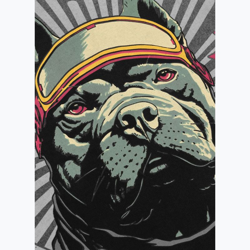 Pitbull Mt. Fuji - Maglietta da uomo grigio lavato 6