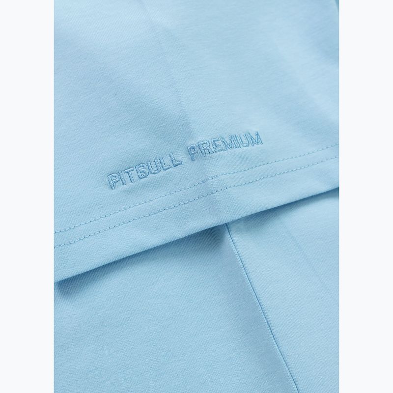 Maglietta Pitbull Minimal blu chiaro da uomo 7