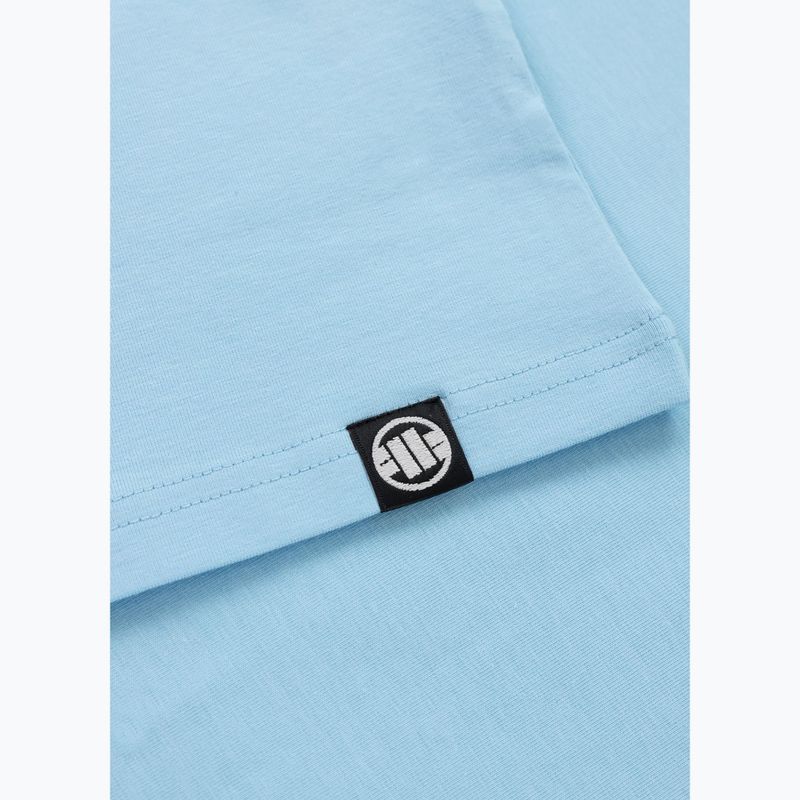 Maglietta Pitbull Minimal blu chiaro da uomo 8