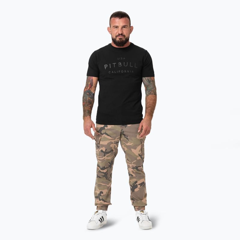 Maglietta Pitbull USA da uomo CAL nero 2