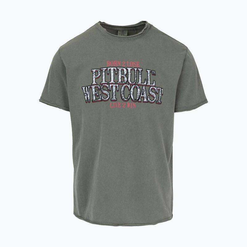 Pitbull Ace Of Spades - Maglietta da uomo verde scuro