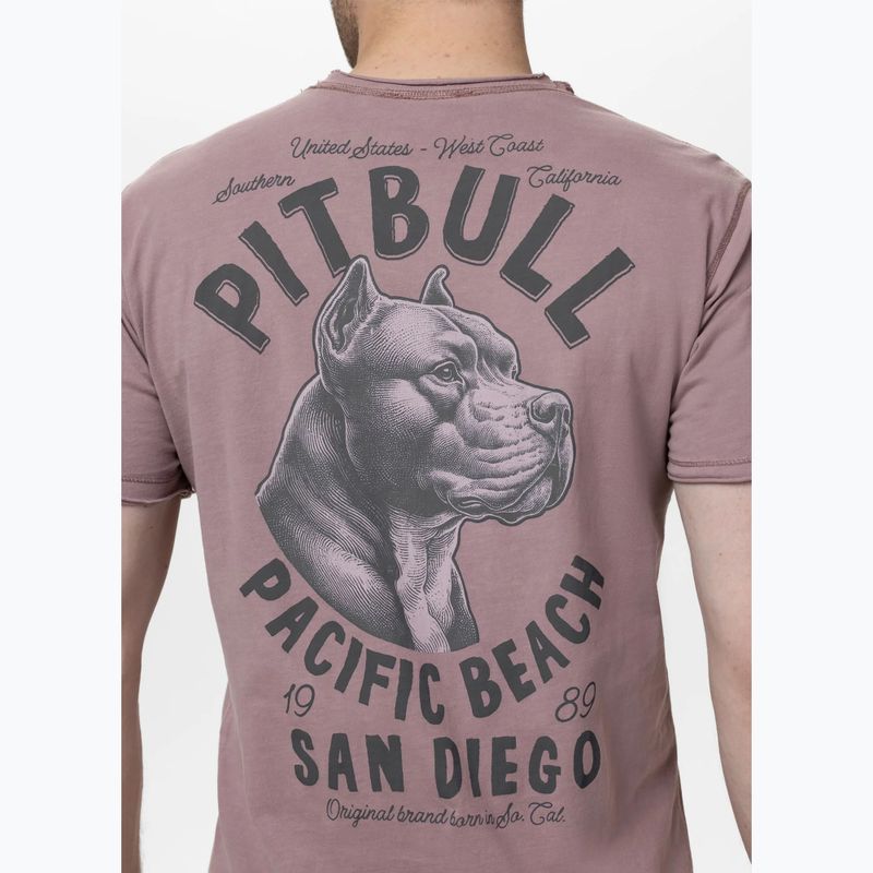 Maglietta Pitbull pacific dusty bordeaux da uomo 3
