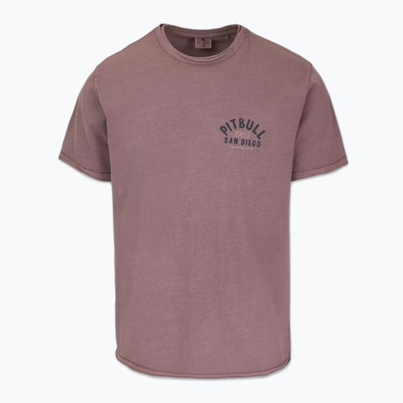 Maglietta Pitbull pacific dusty bordeaux da uomo