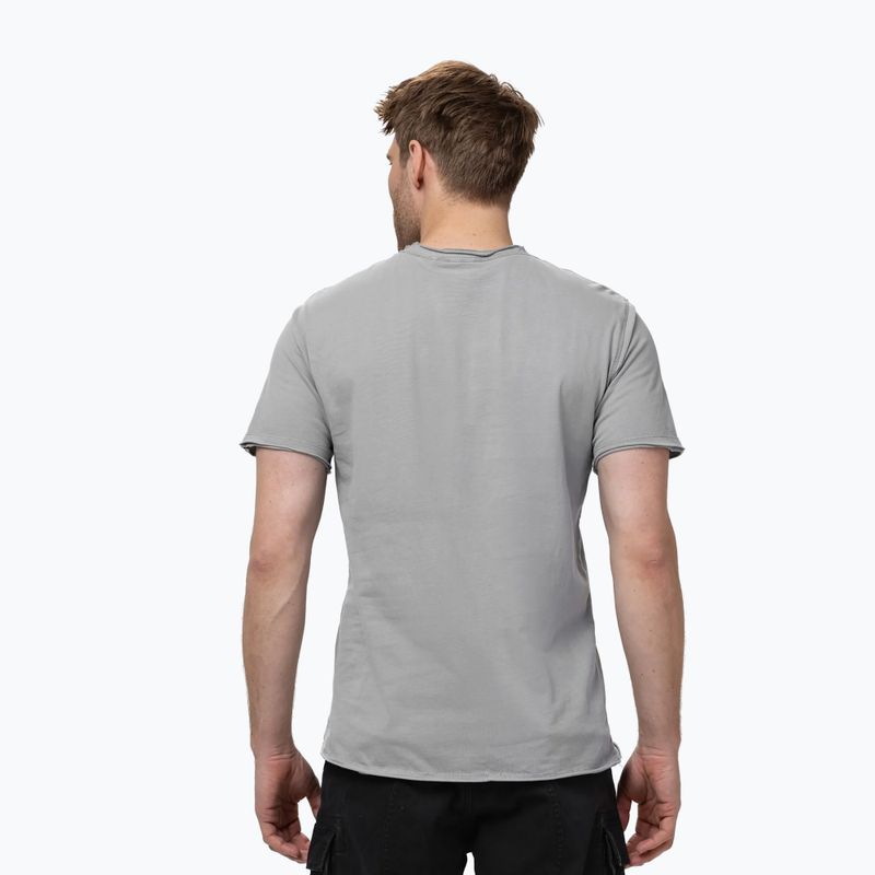 Maglietta Pitbull Shkull Logo uomo grigio 3
