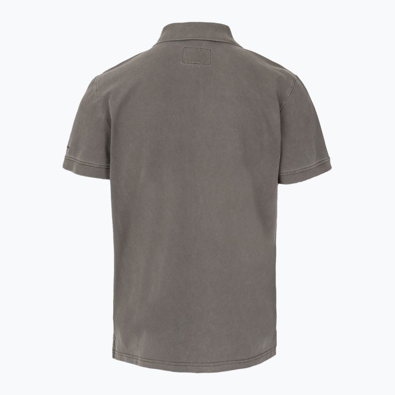 Polo Pitbull Washed da uomo marrone scuro 2