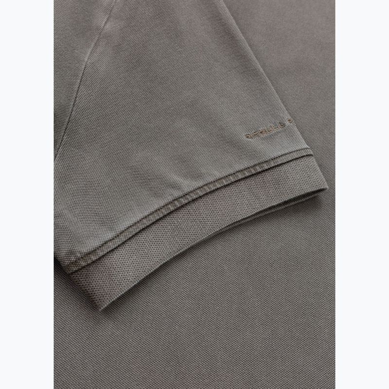 Polo Pitbull Washed da uomo marrone scuro 5