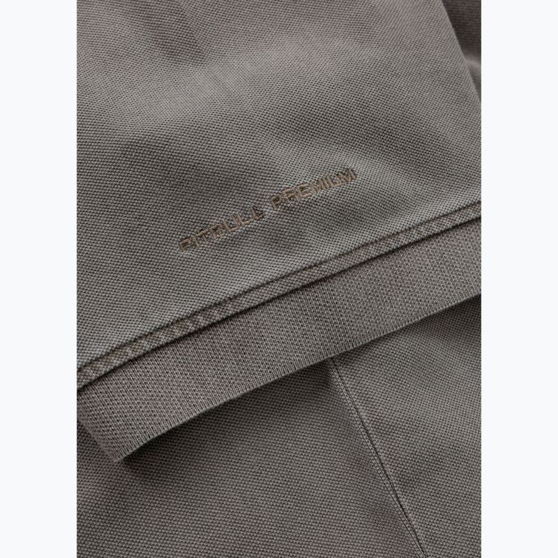 Polo Pitbull Washed da uomo marrone scuro 6