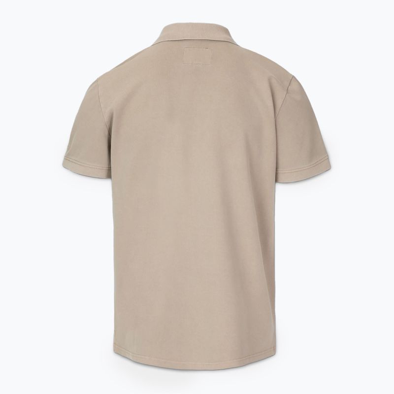 Polo Pitbull Washed da uomo sabbia chiara 2