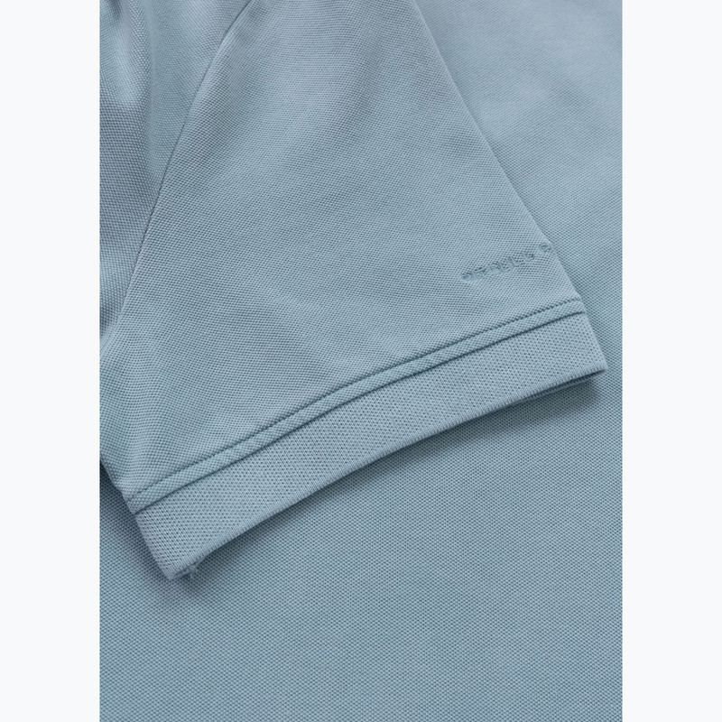 Polo Pitbull Washed Uomo blu lavato 5