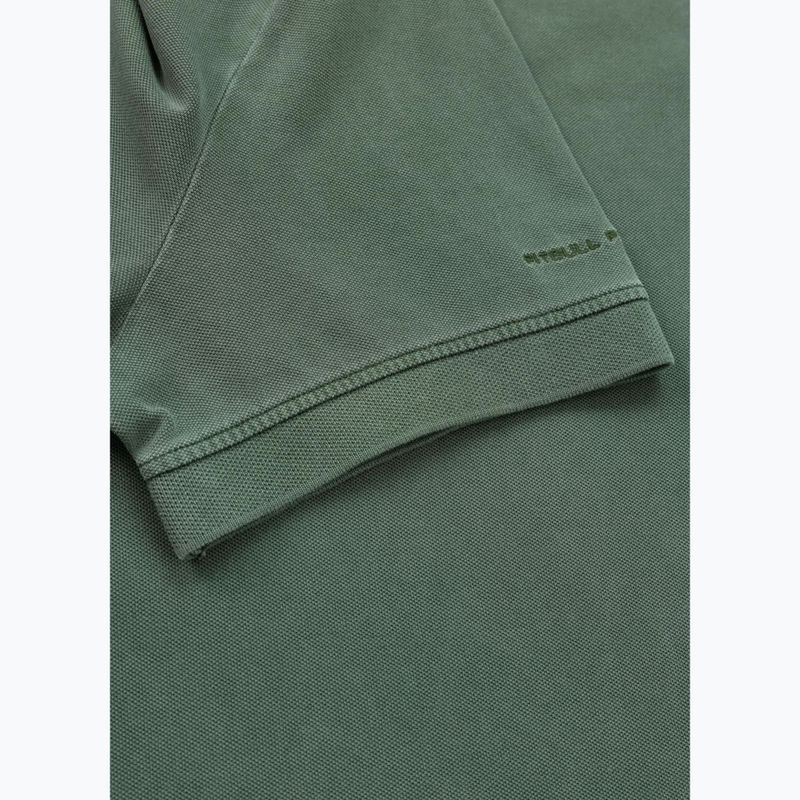 Polo Pitbull Washed da uomo verde salvia 5