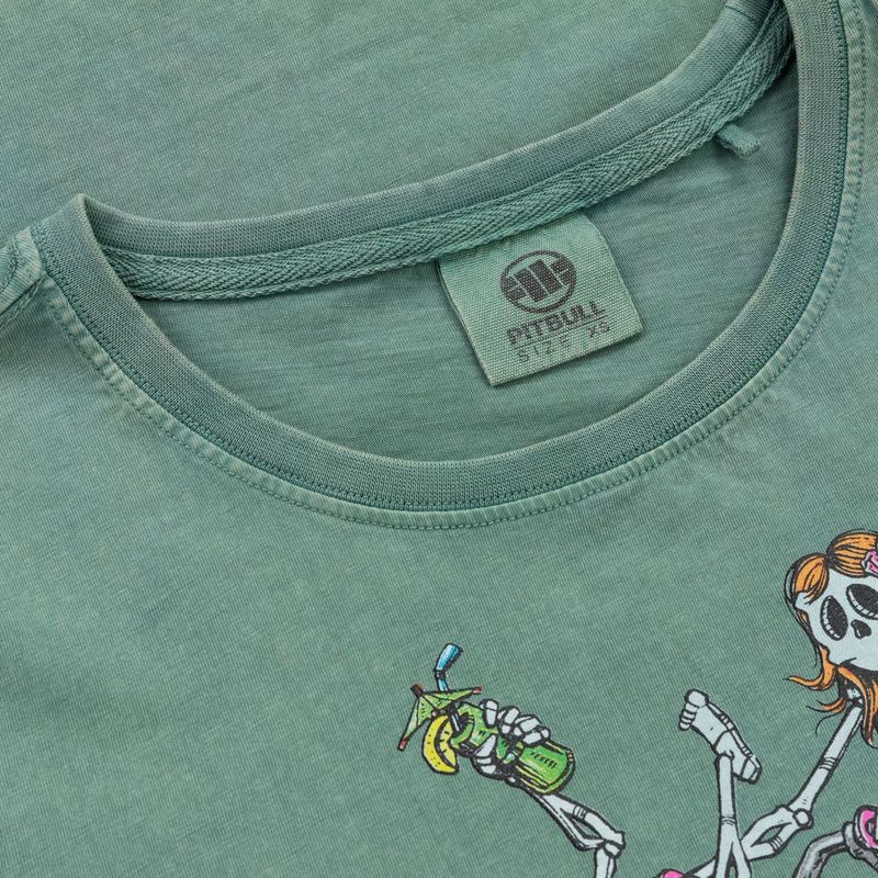 Maglietta da donna Pitbull Cruisinandboozin menta 5