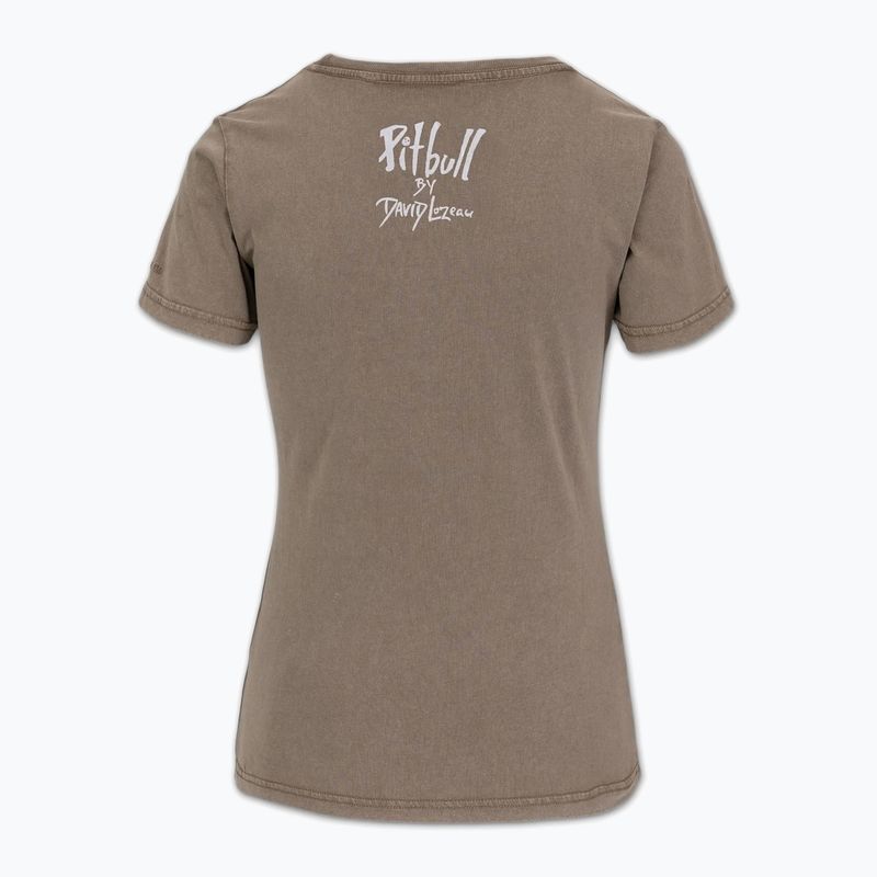 Maglietta Pitbull Cruisinandboozin donna marrone scuro 5